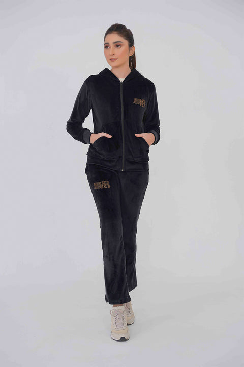 Velvet Black Tracksuit